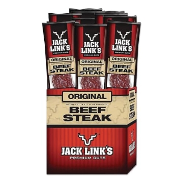 Picture of JCK 02027 Jack Link's Original Beef Steak, 1 oz., 1 Ounce (PK-12-EA)