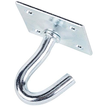 Picture of ACE TRADING - BH 10 02-3491-101 Hampton Small Zinc-Plated Silver Steel 1.75 in. L Clothesline Hook Plate Type 200 lb. 1 pk (PK-10-EA)