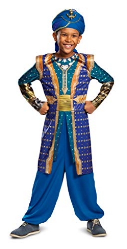 Picture of Disguise DG22598K Disguise Disney Genie Aladdin Boys' Costume, Blue, Medium (7-8) (EA)