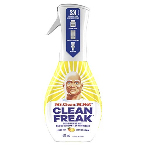 Picture of Mr Clean Car Wash Systems 79129 Mr. Clean Deep Cleaning Mist Multi-Surface Spray, Lemon Zest Scent Starter Kit, 16 Fl Ounce, 1 Count (CT-6-EA)