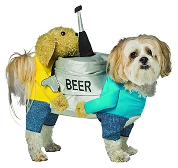 Picture of Rasta Imposta GC5083LG Rasta Imposta Dogs Carrying Beer Keg Dog Costume. Size Large, for Dogs 40-60lbs with Average Torso Girth (EA)