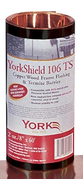 Picture of YORK MANUFACTURING INC GRCPR8602 YORK 5993472 106 TS 8 x 720 in. Copper Roll Flashing (EA)