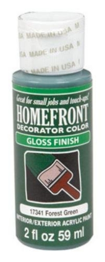 Picture of HOMEFRONT 17341 Homefront Gloss Forest Green Hobby Paint 2 oz. (PK-3-EA)