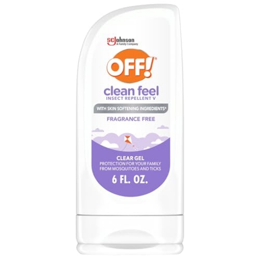 Picture of Off 04720 OFF! Clean Feel Insect Repellent Clear Gel with 20% Picaridin - DEET-Free Protection from Mosquitoes & Ticks, Odor-Free Pest Control For Camping, Hydrating Bug Gel - 6 oz (EA)