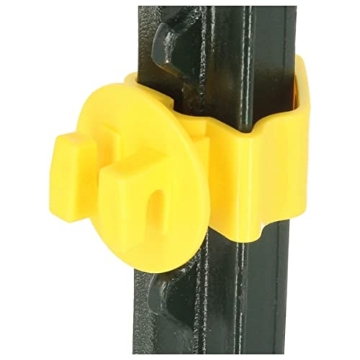 Picture of DARE PRODUCTS INC SNUG-STP-25 Zareba Woodstream YTP25N 25 Count T-Post Insulators, Yellow (EA)