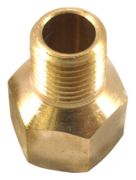Picture of FORNEY INDUSTRIES INC 75447 Forney 75447 Brass Fitting, Reducer Adapter, 3/8-Inch Female NPT to 1/4-Inch Male NPT (EA)