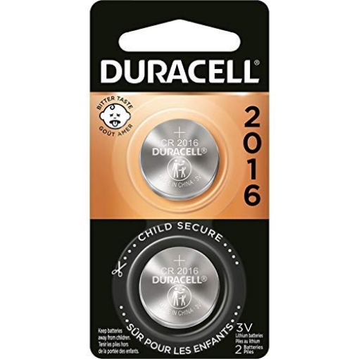 Picture of DURACELL(R) DURDL2016B2PK DURA2PK 3V 2016 Battery (PK-6-EA)