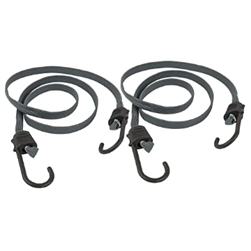 Picture of Keeper A06129Z Keeper Black Flat Bungee Cord 48 in. L x 0.315 in. 1 pk - Case of: 1; Each Pack Qty: 1 (EA)