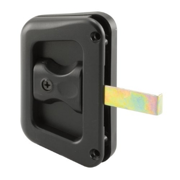 Picture of Prime A 187 Slide-Co 122088 Hat Section Sliding Screen Door Latch and Pull with Screws, Black (EA)