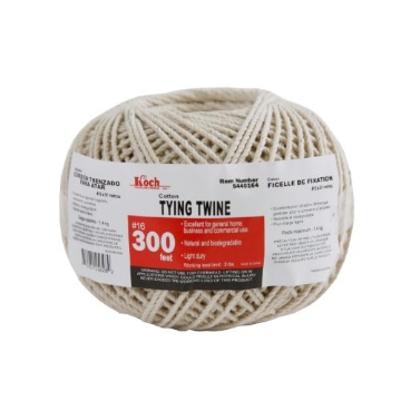 Picture of Koch Industries 5440164 Koch Industries 5440164 Twisted Cotton Heavy Wrapping Twine, Number 16 by 300-Feet, Natural (EA)