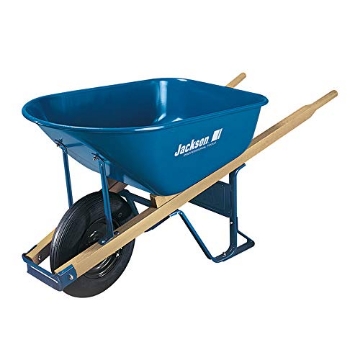 Picture of True Color Toner M6T22 Jackson M6T22 M6T22KB Wheelbarrow, 6-Cubic Foot Capacity, Blue (EA)