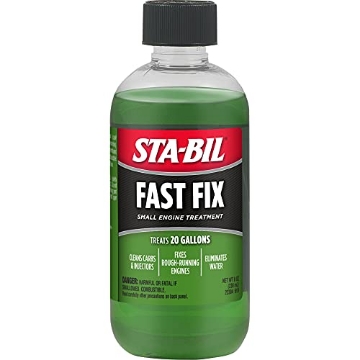 Picture of Stabila 22304 STA-BIL Fast Fix - Small Engine Treatment, Cleans Carburetors and Injectors, Fixes Rough Running Engines, Eliminates Water, Treats Up to 20 Gallons, 8oz (22304) , Green (EA)