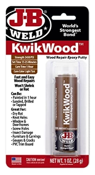 Picture of J B Weld 8257 J-B Weld Tan KwikWood Wood Repair Epoxy Putty, 1 oz. Stick (EA)