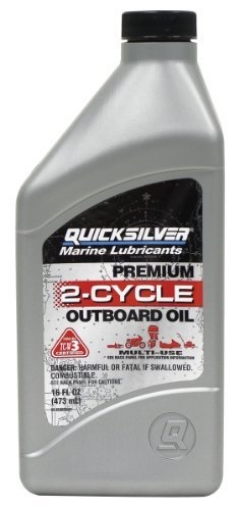 Picture of SEACHOICE/LAND&SEA INC. 71092858020Q01 Quicksilver Marine Lubricants TC-W3 2 Cycle Engine Motor Oil 16 oz. (EA)