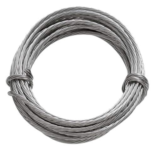 Picture of HILLMAN 50115 OOK Durasteel Wire 9' Stainless Steel Holds Up to 75 Lb (EA)