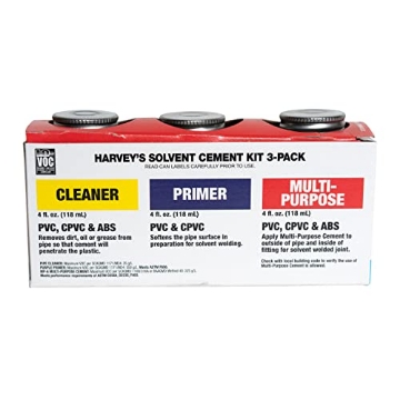 Picture of HARVEY'S 19700 WILLIAM HARVEY 019700 Harvey MP-6 3 Pack Solvent KIT, Clear (EA)