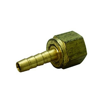 Picture of JMF COMPANY 4504858 JMF 4504858 0.5 x 0.5 in. Brass Swivel End Hose Barb Adapter- Pack of 5 (PK-5-EA)