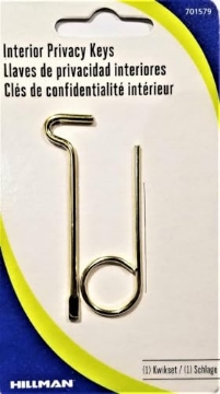 Picture of HILLMAN 701579 Hillman Interior Privacy Keys (PK-5-EA)