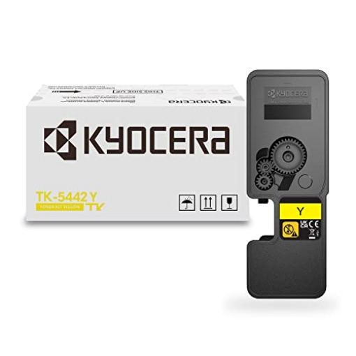 Picture of Kyocera Corporation KYO1T0C0AAUS0 KYOCERA TK-5442Y Yellow Toner Cartridge for MA2100cwfx and PA2100cwx Model Laser Printers (1T0C0AAUS0) (EA)