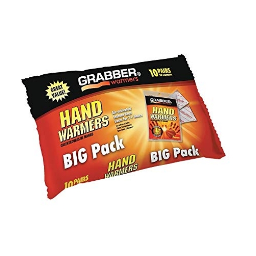 Picture of Grabber HWPP10 Grabber Hand Warmers - Long Lasting Safe Natural Odorless Air Activated Warmers - Up to 7 Hours of Heat - 10 Pairs,one color,HWPP10DISPLAYUSA (EA)