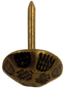 Picture of HILLMAN 122680 Hillman No. 9 Antique Brass Brass Double Point Tacks 25 pk (PK-6-EA)