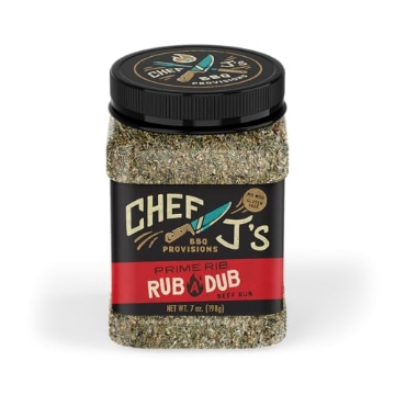 Picture of CHEF J'S BBQ PROVISIONS PRIMERIBRUB-CS Chef J's BBQ Provisions Prime Rib Rub a Dub, Beef Rub, 7 oz (EA)