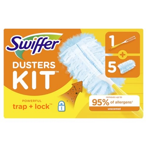 Picture of Swiffer PGC11804 Swiffer Dusters Starter Kit, Kit Includes 1 Handle and 5 Dusters (KT)