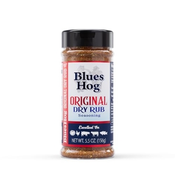 Picture of BLUES HOG LLC CP90799 Blues Hog Original Dry Rub Seasoning, Southern Spice Blend, Gluten-Free, All-Natural, Made in the USA, 5.5oz (EA)