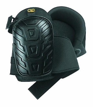 Picture of CLC 345 CLC Custom Leathercraft 345 Professional Kneepads, Supportive Gel Cushion, Breathable Neoprene Straps, Over Sized Caps for More Coverage, Ideal for Gardening, Flooring, Cleaning and Construction , Black (EA)