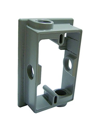 Picture of SIGMA ENGINEERED SOLUTIONS 14234 Sigma Electric 4-5/8 in. Rectangle Metallic Extension Ring Gray (EA)