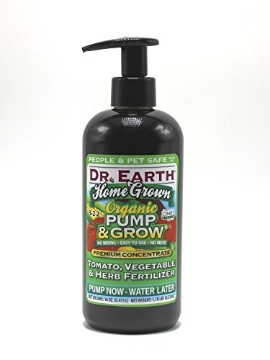 Picture of DR EARTH INC 1066 Dr. Earth 1066 Pump & Grow Home Grown Tomato, Vegetable & Herb Fertilizer 8 oz, Green (EA)