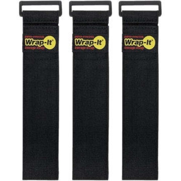 Picture of WRAP-IT 703-18B Wrap-It Storage Super-Stretch 2 in. W x 18 in. L Black Stretch Storage Straps 10 lb. 3 pk (PK-6-EA)