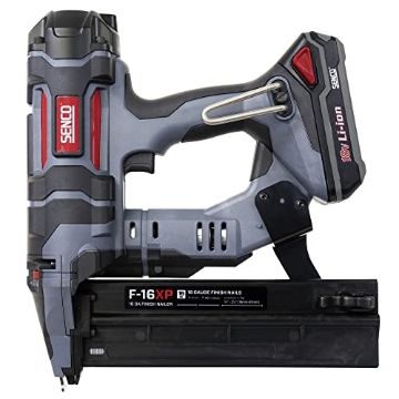 Picture of SENCO FASTENING SYSTEMS 10N0001N Senco 10N0001N Fusion F-16XP 18V Lithium-Ion 2-1/2 in. Cordless 16 ga. Straight Finish Nailer (1.5 Ah) (EA)