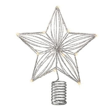 Picture of LUMINEO 483844 Tree Topper LED Star SLV (EA)