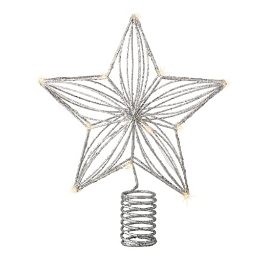 Picture of LUMINEO 483844 Tree Topper LED Star SLV (EA)