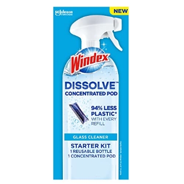 Picture of Windex 00398 WINDEX DISSOLVE PODS STARTER KIT 1+1 0.28 FLOZ (PK-4-EA)