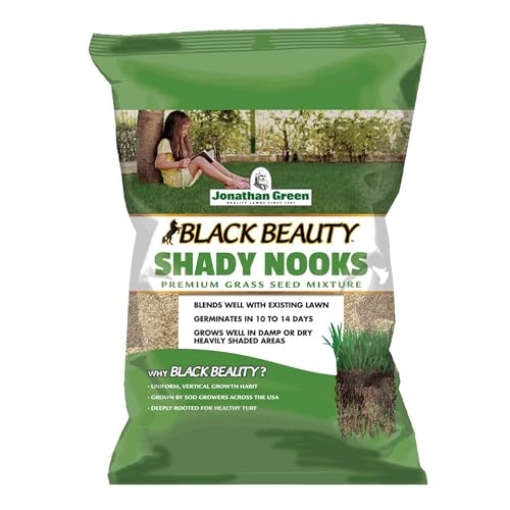 Picture of JONATHAN GREEN & SONS INC 11957 Jonathan Green Black Beauty Shady Nooks Mixed Shade Grass Seed 3 lb. - Case of: 1; (EA)