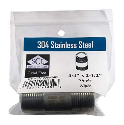 Picture of SMITH-COOPER 4632101430 Smith-Cooper Nipple 3/4" X2-1/2 SS (EA)