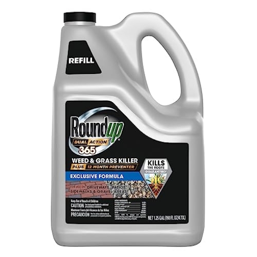 Picture of THE SCOTTS MIRACLE-GRO COMPANY 5377204 Roundup Dual Action 365 Weed & Grass Killer Plus 12 Month Preventer Refill, Kills & Prevents for up to 1 Year, 1.25 gal. (EA)