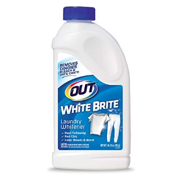 Picture of OUT WB30N OUT White Brite Laundry Whitener Powder, Stain Remover Detergent Booster for Clothes, Removes Red Clay and Rust Stains on White Clothing and Uniforms, 1 Pound 12 Ounce (EA)