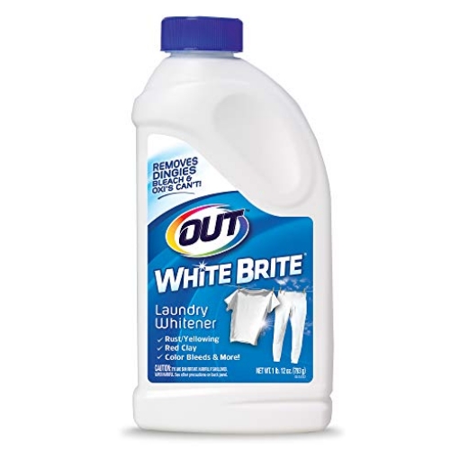 Picture of OUT WB30N OUT White Brite Laundry Whitener Powder, Stain Remover Detergent Booster for Clothes, Removes Red Clay and Rust Stains on White Clothing and Uniforms, 1 Pound 12 Ounce (EA)