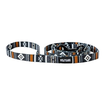 Picture of WOLFGANG MAN & BEAST WL-001-19 Wolfgang Heavy Duty Dog Leash, Pull-Tested to Over 800 lbs for Walking & Training, LosMuertos Print, Small (EA)