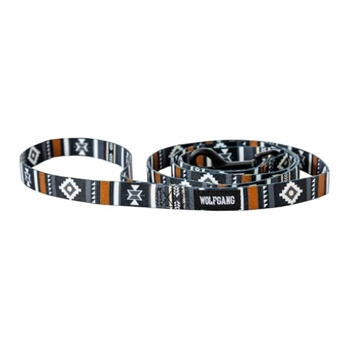 Picture of WOLFGANG MAN & BEAST WL-001-19 Wolfgang Heavy Duty Dog Leash, Pull-Tested to Over 800 lbs for Walking & Training, LosMuertos Print, Small (EA)