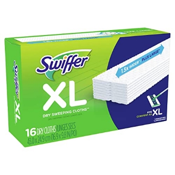 Picture of Swiffer 96826 Swiffer Sweeper Dry Sweeping Pad Multi Surface Refills for X-Large Dusters Floor Mop, Unscented, 16 Count (Packaging May Vary) (EA)