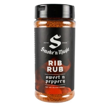 Picture of SMOKE N MAGIC OW29100 Smoke'n Magic Rib Rub Sweet and Peppery (EA)