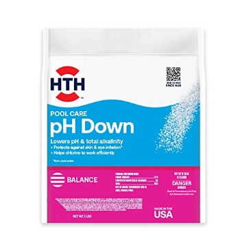 Picture of ARCH CHEMICAL 67057 HTH Pool Care pH Down, Lowers pH, Swimming Pool Chemical, 5 Lbs (PK-4-EA)