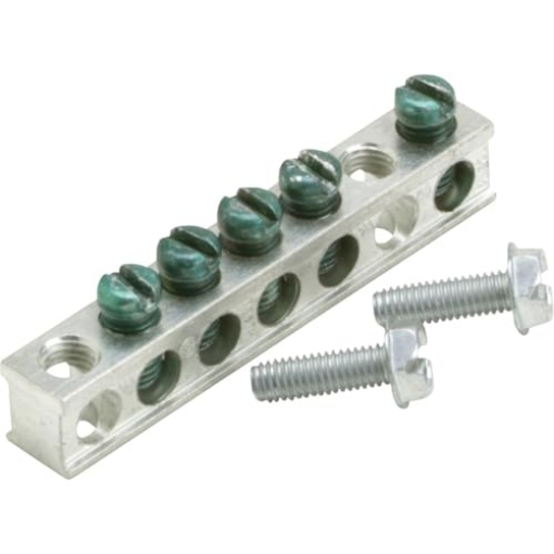 Picture of Eaton Brothers Corp. GBK5P EATON CORPORATION Eaton Gbk5P Ground Bar, Pack of 1, Aluminum (EA)