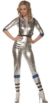 Picture of Underwraps Child Code UR28887XL Underwraps Women's Sexy Astronaut Costume - Orbit Adult Costume, Silver, X-Large (EA)