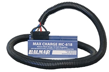 Picture of Balmar MC-618-H Balmar Max Charge MC-618 Multi-Stage Regulator w/ 54" Harness - 12V (EA)
