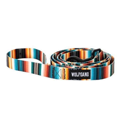 Picture of WOLFGANG MAN & BEAST WL-001-06 Wolfgang Heavy Duty Dog Leash, Pull-Tested to Over 800 lbs for Walking & Training, LostArt Print, Small (EA)